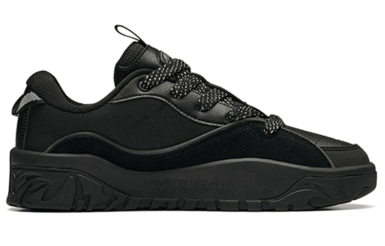 Кроссовки Anta Zhire Thick Sole Low Top Sneakers Black Silver - изображение 2