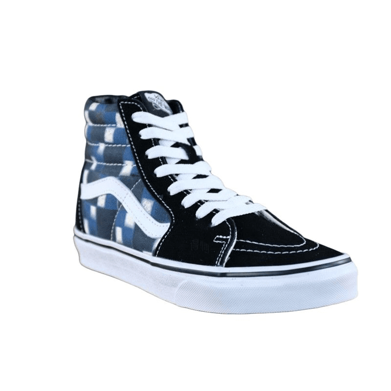 Кроссовки Vans SK8-Hi Black White Blue - изображение 3