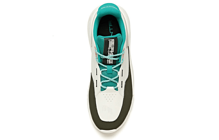 Кроссовки Anta Lifestyle Low-Top Sneakers White Black Green - изображение 3