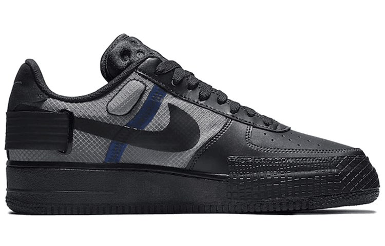 Кроссовки Nike Air Force 1 Low Type "Triple Black" — фото 2