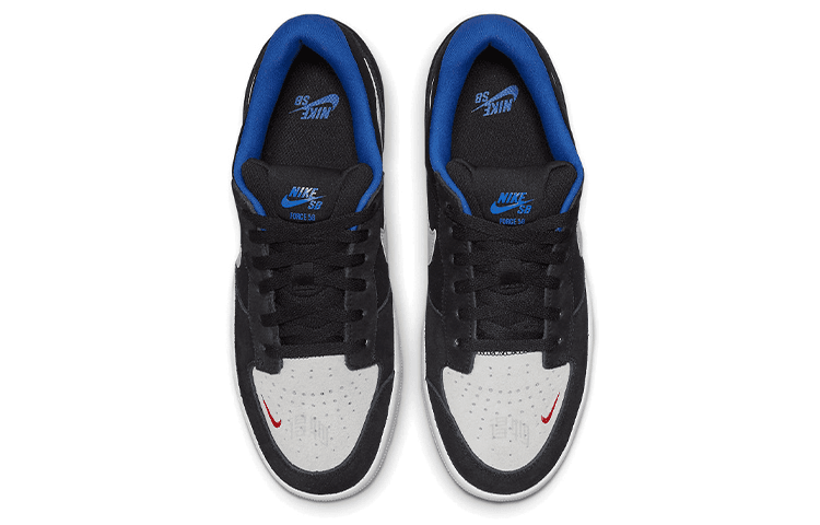 Кроссовки Nike SB Force 58 Black White Blue - изображение 4