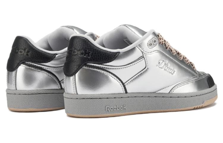 Кроссовки Dime x Reebok Club C Bulc Liquid Silver - изображение 4