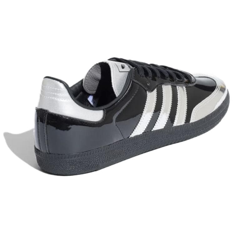 Кроссовки Adidas Originals X Atmos Samba Low Топ Скейтборд Обувь Унисекс Черно-серебро - изображение 5