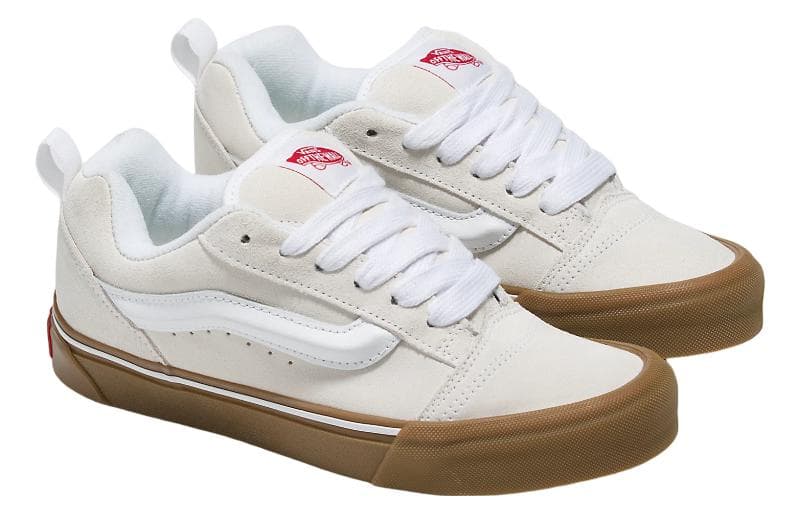 Кроссовки Vans Knu Skool Brown White - изображение 3