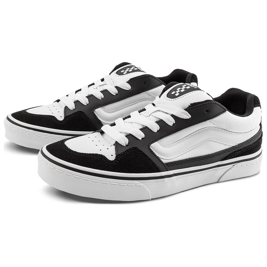 Кроссовки Vans Низкие кеды для скейтбординга Мужская обувь Черный Белый - изображение 2