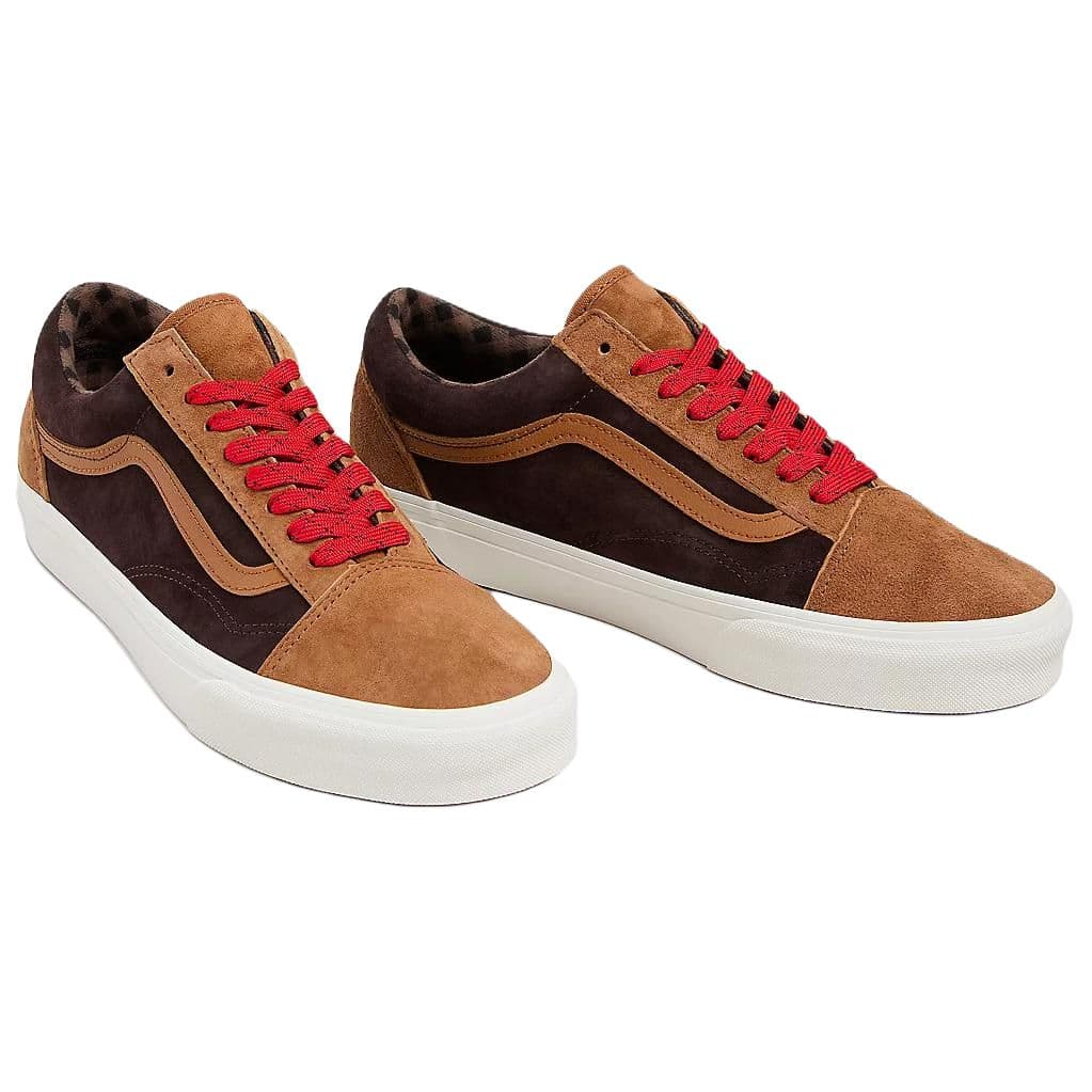 Кроссовки Vans Old Skool Low Топ Скейтборд Кроссовки Мужские Коричневые - изображение 3