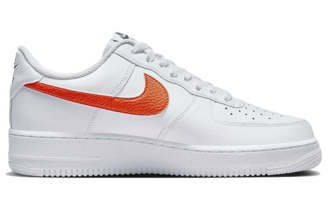 Кроссовки Nike Air Force 1 Low White Orange — фото 2