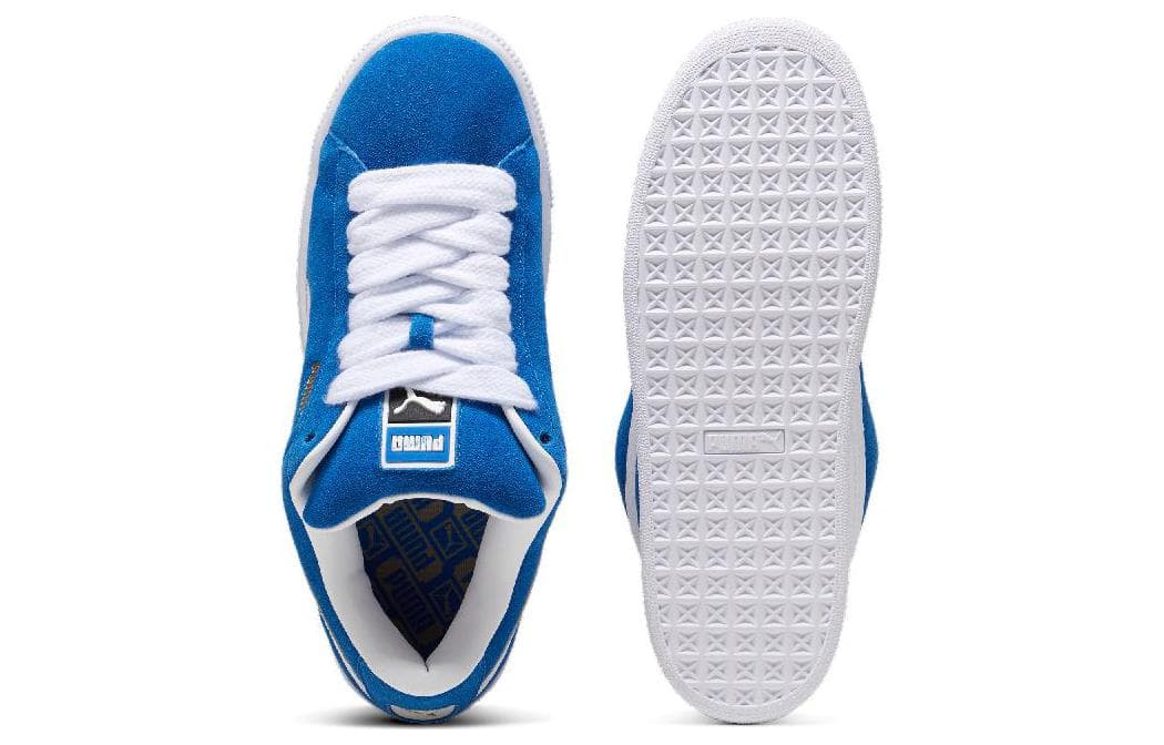 Кроссовки PUMA Suede White Blue - изображение 4