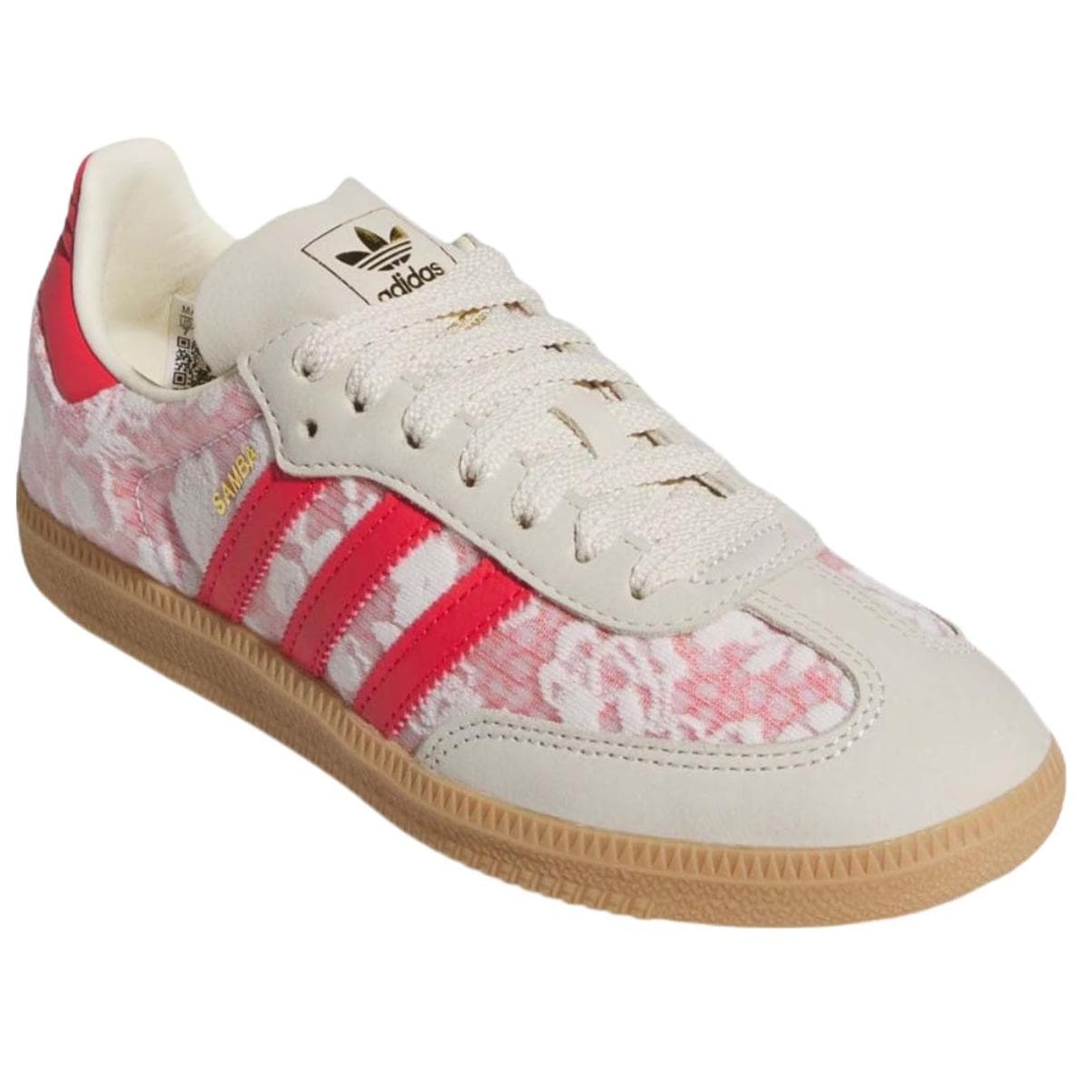 Кроссовки Adidas Originals Samba Ткань Низкие Кеды Скейтборд Обувь Унисекс Белый Розовый - изображение 3