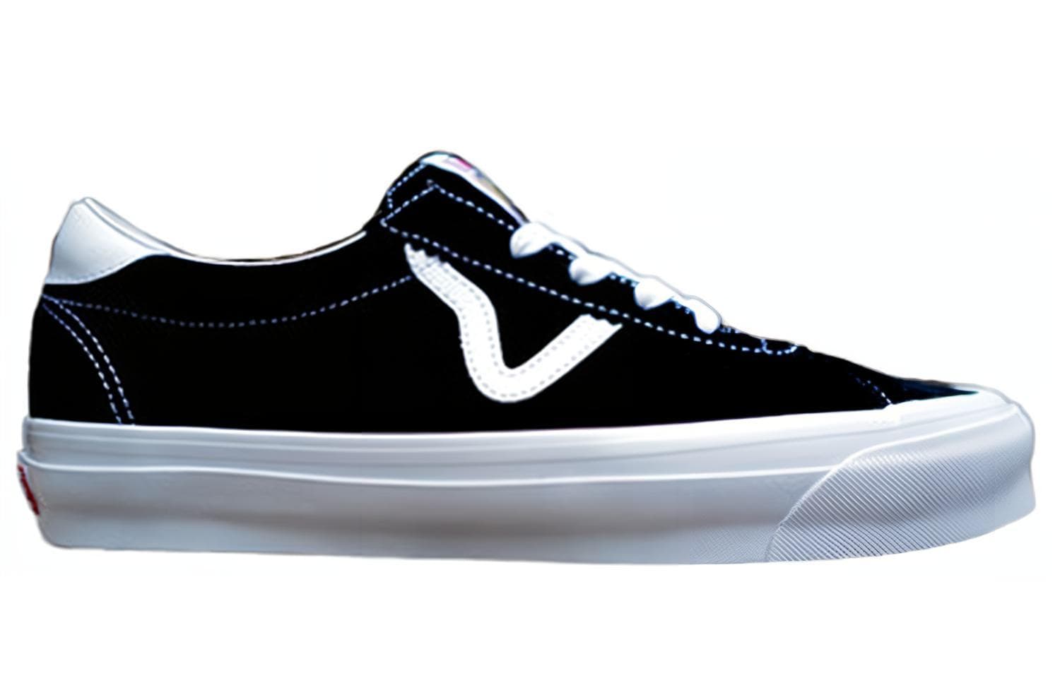 Кроссовки Vans Low Black White - изображение 2