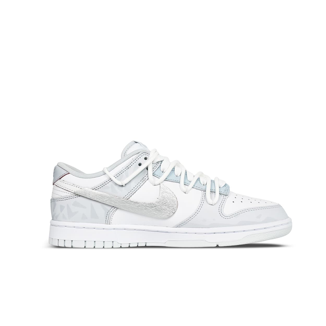 Кроссовки Nike Dunk Low Retro White Silver - изображение 2