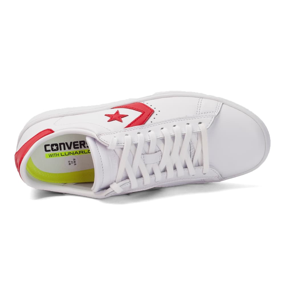 Кроссовки Converse Lifestyle Удобный Противоскользящая износостойкая Лоу-топы Повседневная обувь для скейтборда Женская Красный Белый - изображение 4