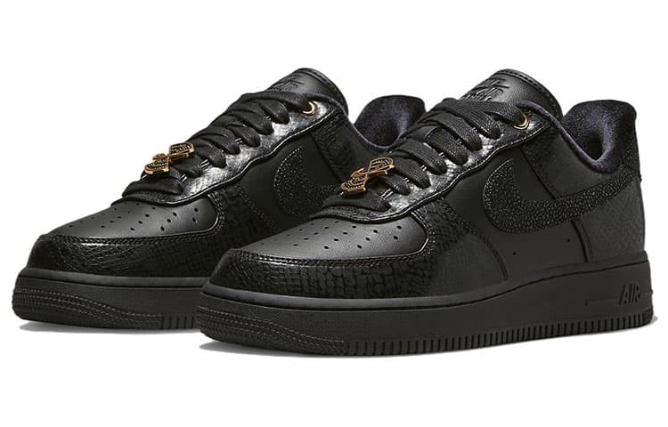 Кроссовки Nike Air Force 1 Low 07 LX "Breakthrough" Black Gold — фото 3