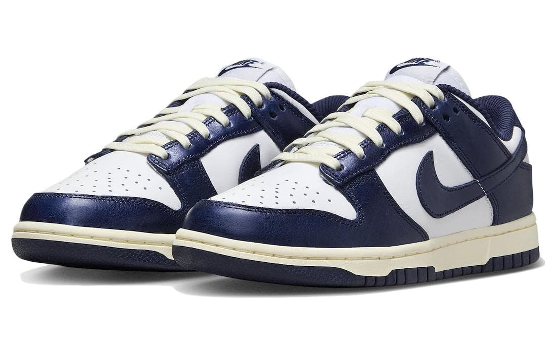 Кроссовки Nike Dunk Low "Midnight Navy and White" — фото 3