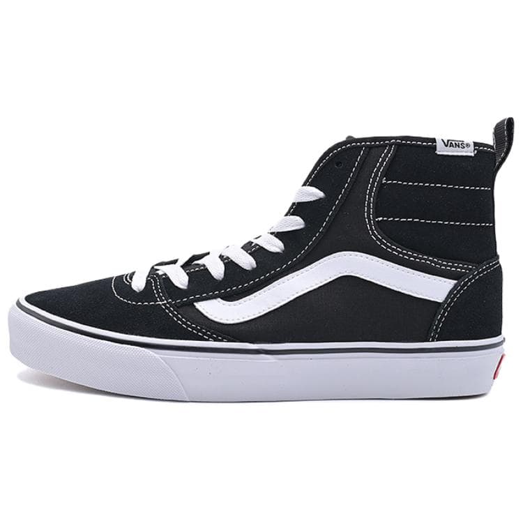 Кроссовки Vans Ashwood Hi Теплоизоляционный High Топ Скейтборд Обувь Мужской Черный белый - изображение 1