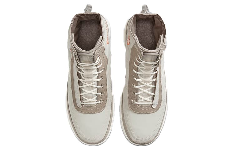 Кроссовки Nike Air Force 1 Shell High Top Beige Brown — фото 4