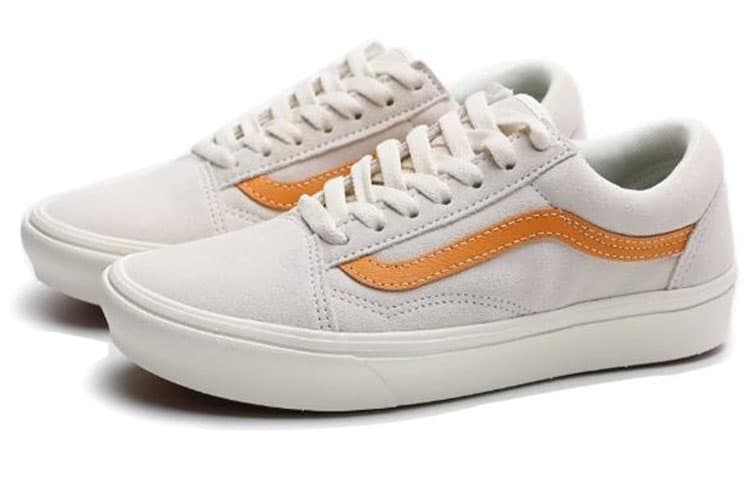 Кроссовки Vans Comfycush Old Skool Grey Orange - изображение 4
