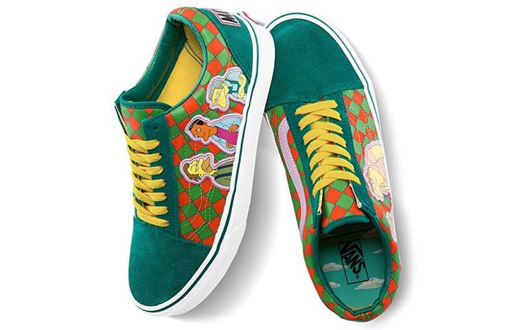 Кроссовки Vans Old Skool "The Simpsons" Deep Green - изображение 4
