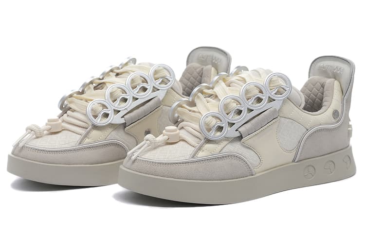 Кроссовки LI-NING 1990 Yellow Grey - изображение 3