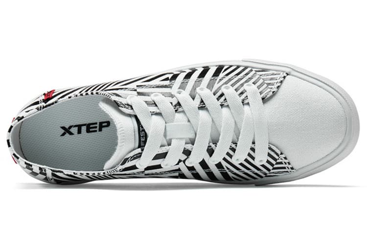 Кроссовки Xtep Low Top Sneakers White Black - изображение 3