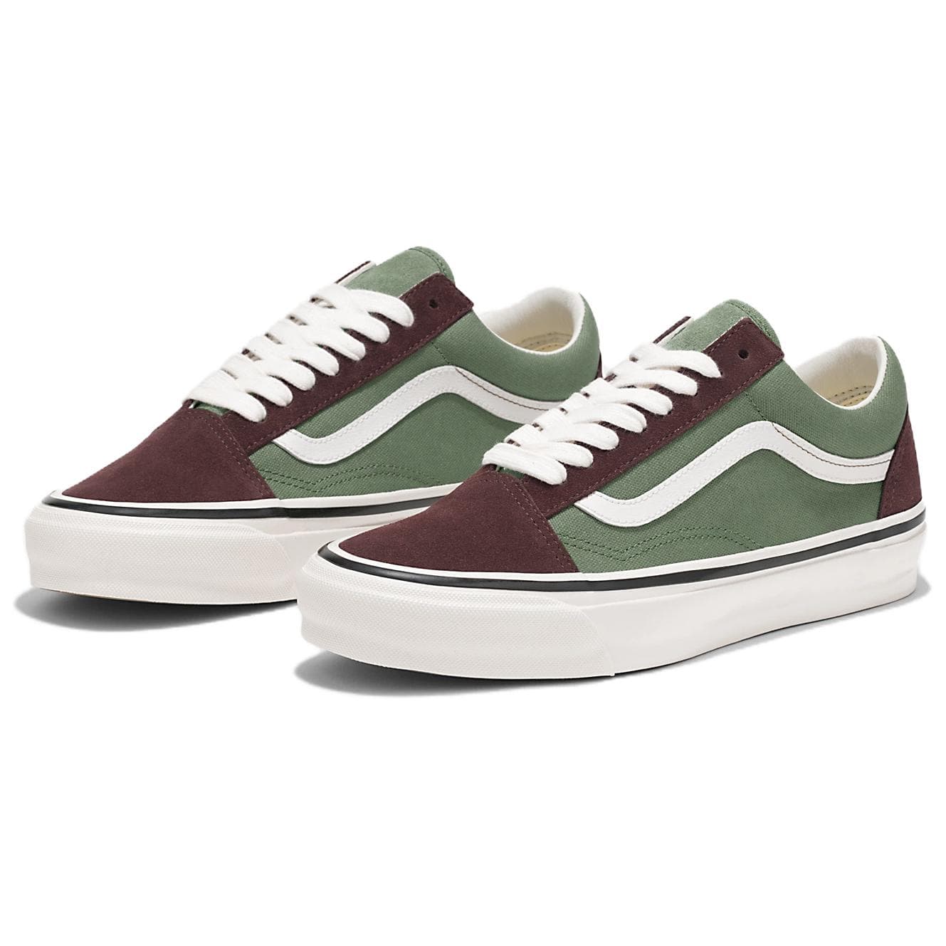 Кроссовки Vans Premium Old Skool Low Топ Скейтборд Обувь Унисекс Зелёный - изображение 2