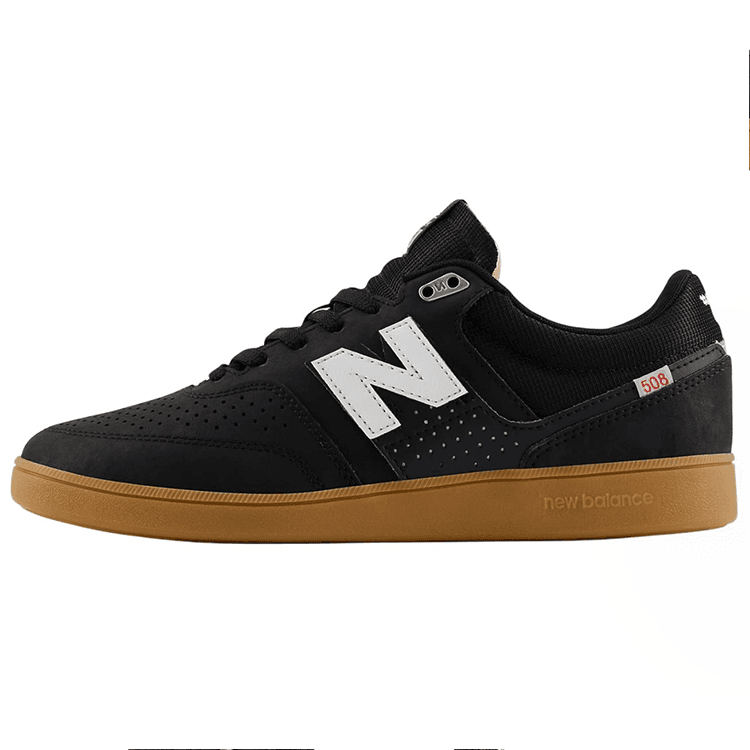 Кроссовки New Balance Устойчивая к истиранию Низкая Обувь для Скейтбординга Унисекс Черная - изображение 1