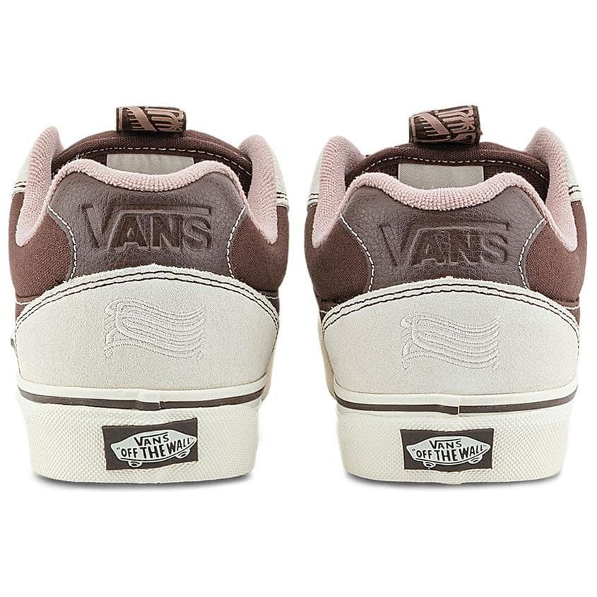 Кроссовки Vans Низкие кеды для скейтбординга Унисекс Белый Коричневый - изображение 3