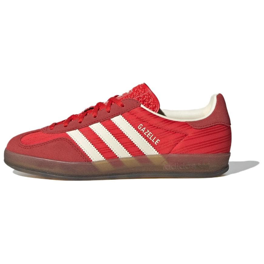 Кроссовки Adidas Originals GAZELLE INDOOR Low Топ Скейтборд Обувь Женские Красный - изображение 1