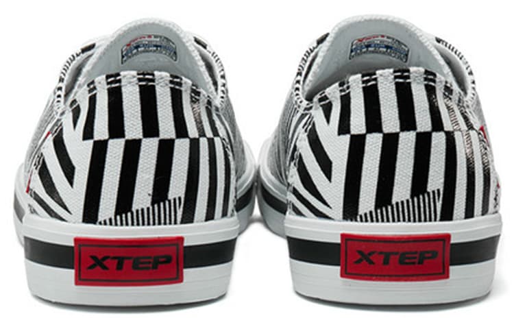 Кроссовки Xtep Low Top Sneakers White Black - изображение 4