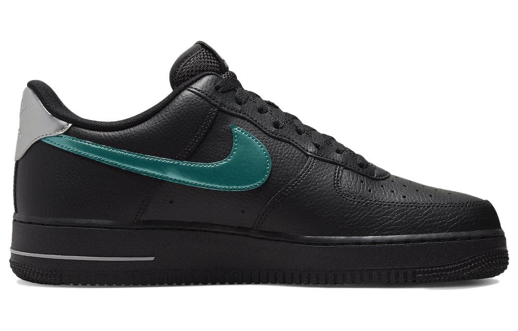 Кроссовки Nike Air Force 1 Low "Black Blue Lightning" — фото 2