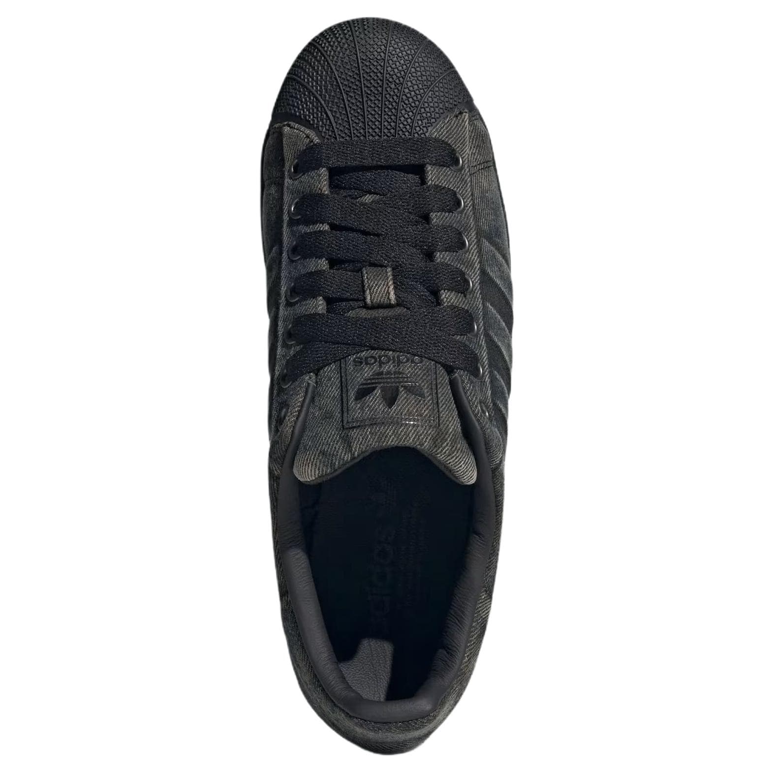 Кроссовки Adidas Originals Superstar 82 Текстиль Резина Скейтбординг Кроссовки Унисекс Черные - изображение 4