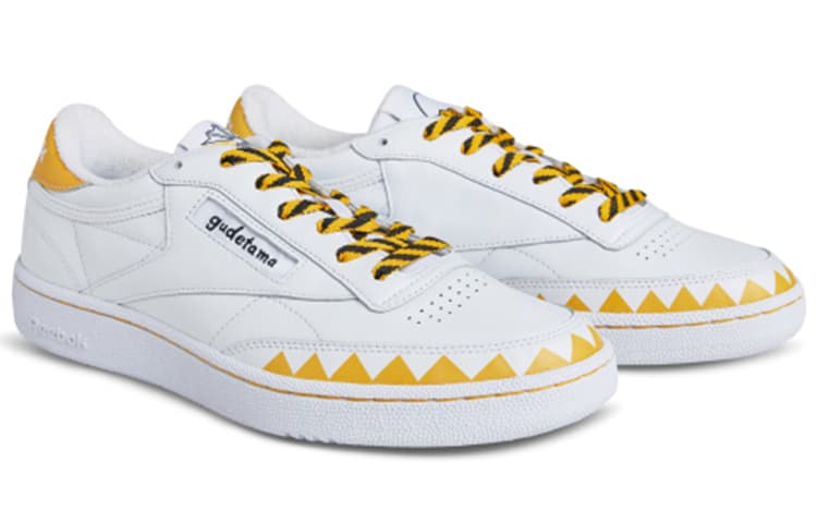 Кроссовки Reebok Club C 85 Gudetama Yellow White - изображение 3