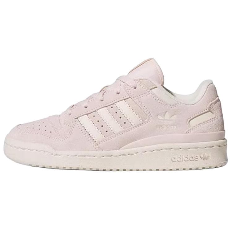 Кроссовки Adidas Originals FORUM Кожа Искусственная замша Низкие Кроссовки для скейтбординга Женские Розовые - изображение 1