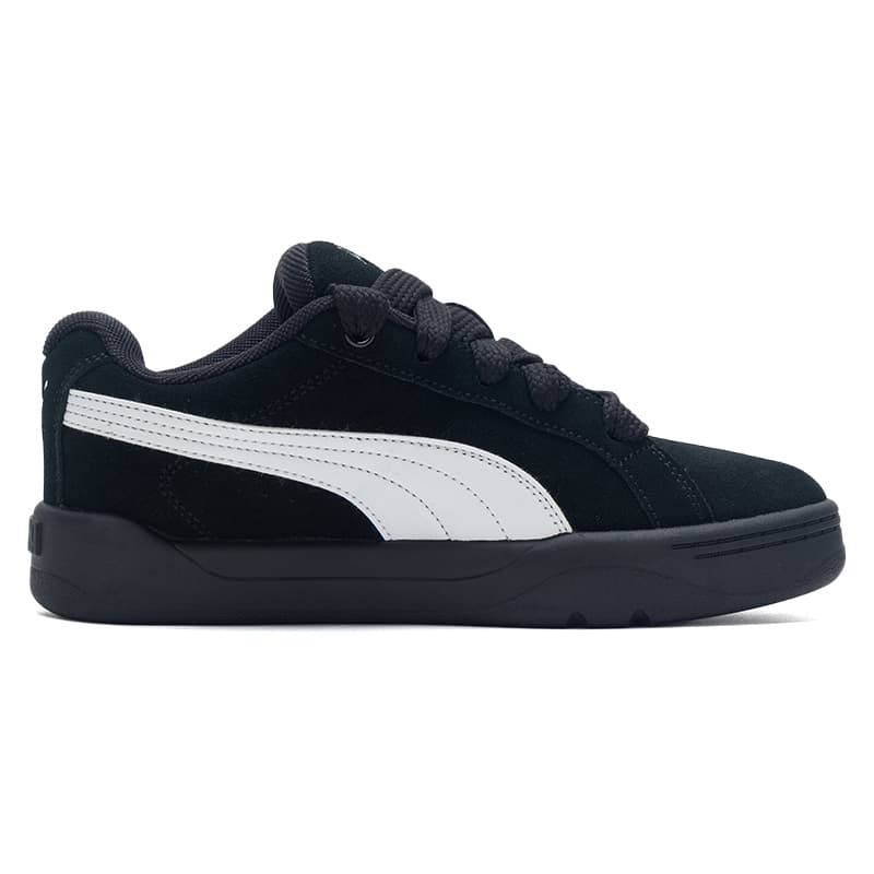 Кроссовки PUMA Park Lifestyle Спилок Коровья Кожа Противоскользящая и Дышащая Низкие Кеды для Скейтбординга Унисекс Черные - изображение 2