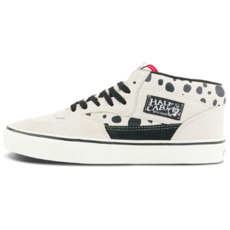 Кроссовки Vans Half Cab Устойчивые к истиранию MID Скейтборд Кроссовки Унисекс Белые - изображение 1
