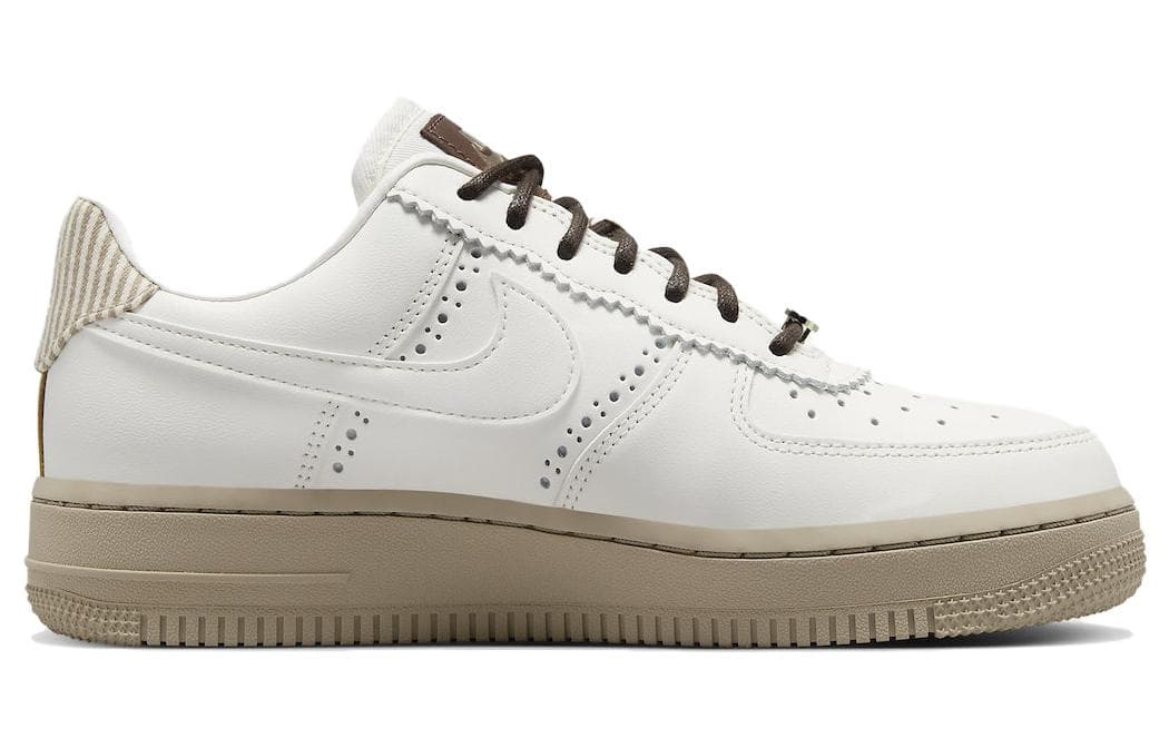 Кроссовки Nike Air Force 1 Low White Light Brown — фото 2