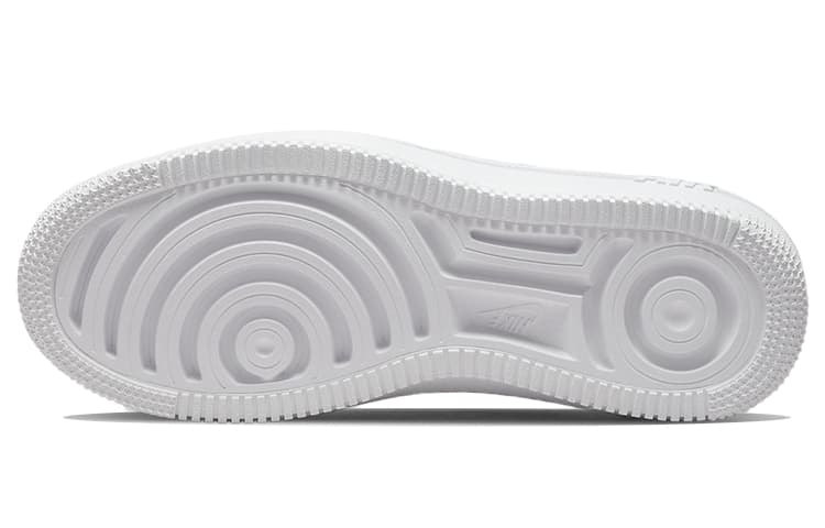 Кроссовки Nike Air Force 1 PLT.AF.ORM "Triple White" — фото 5
