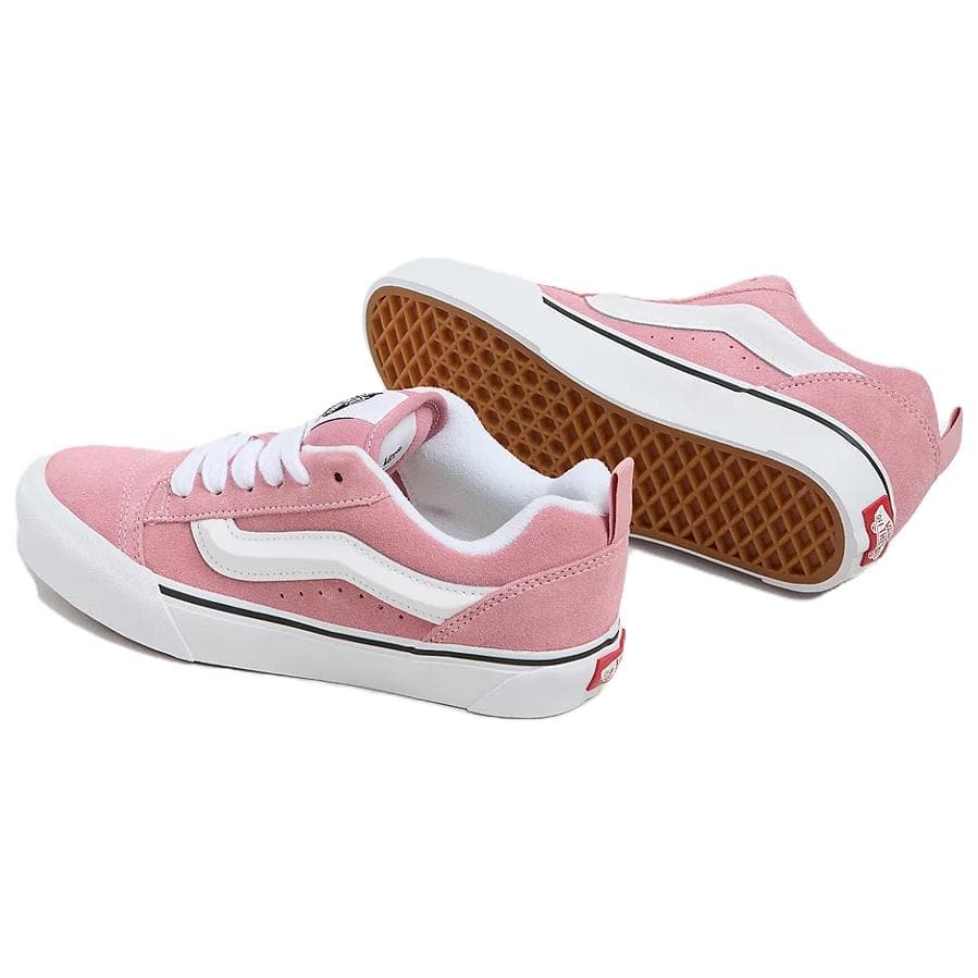 Кроссовки Vans Knu Skool Pink White - изображение 4