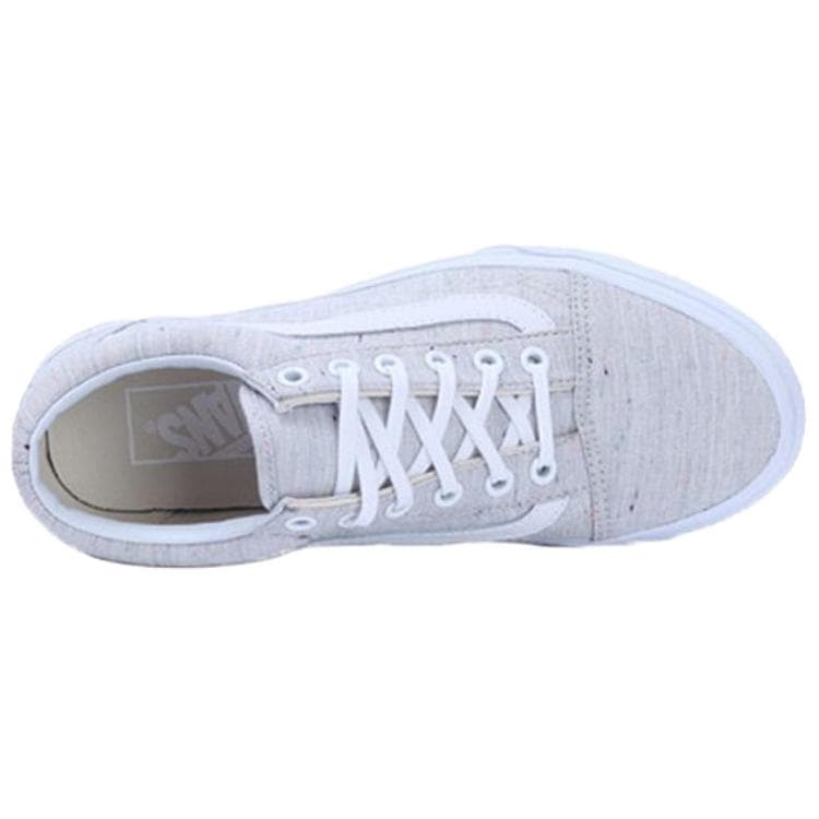 Кроссовки Vans Old Skool Low Топ Скейтборд Кроссовки Мужские Серый Белый - изображение 4