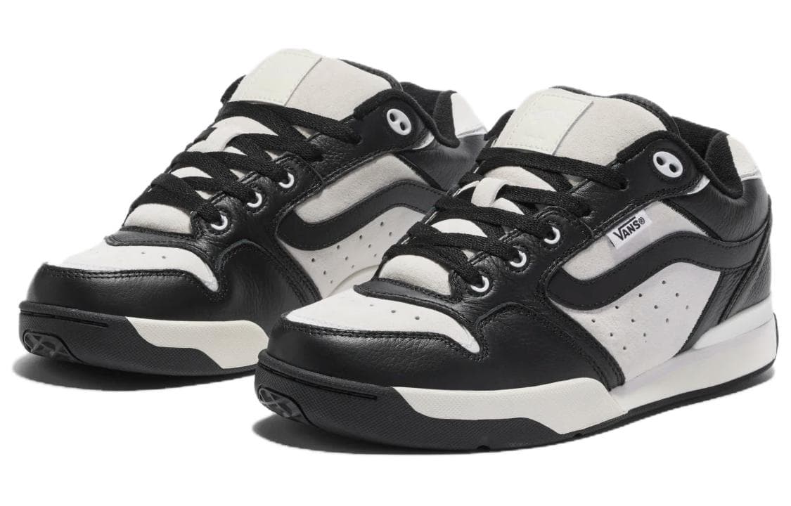 Кроссовки Vans Rowley Low Топ Скейтборд Кроссовки Унисекс Черный Белый - изображение 3