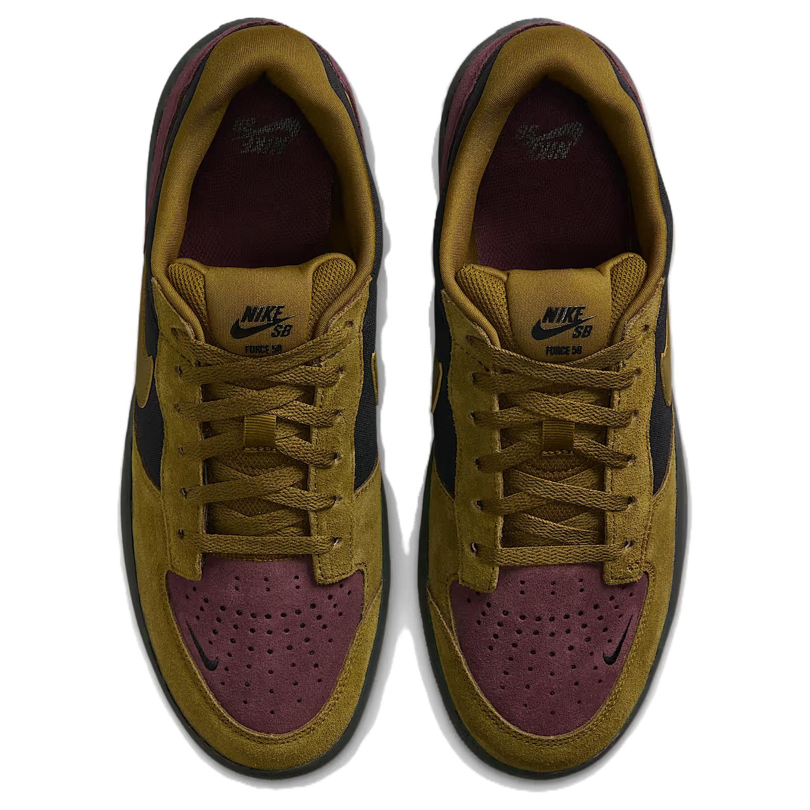 Кроссовки Nike SB Force 58 Текстиль Кожа Дышащая Скейтборд Обувь Унисекс - изображение 4