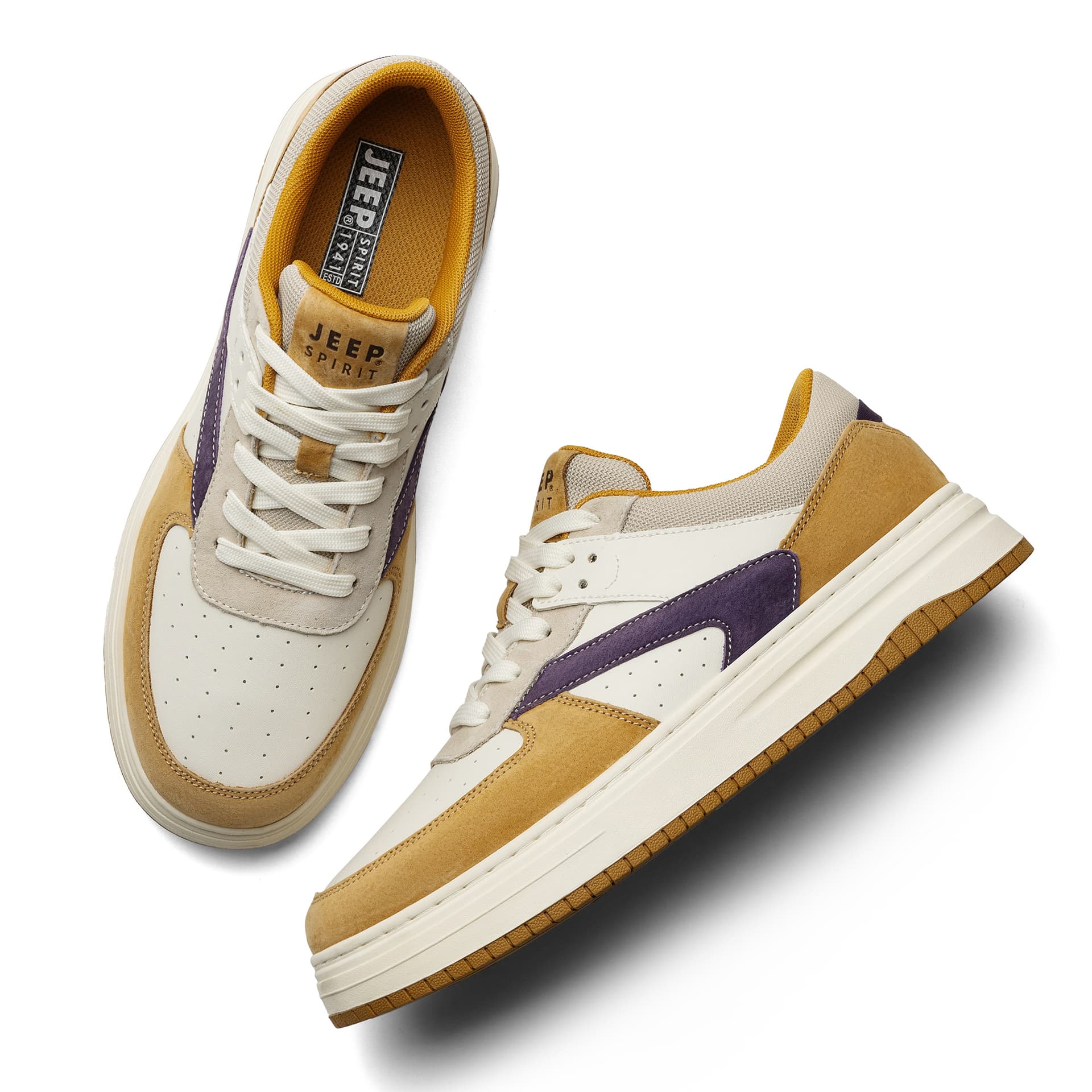 Кроссовки JEEP SPIRIT Low Top Sneakers Brown - изображение 5