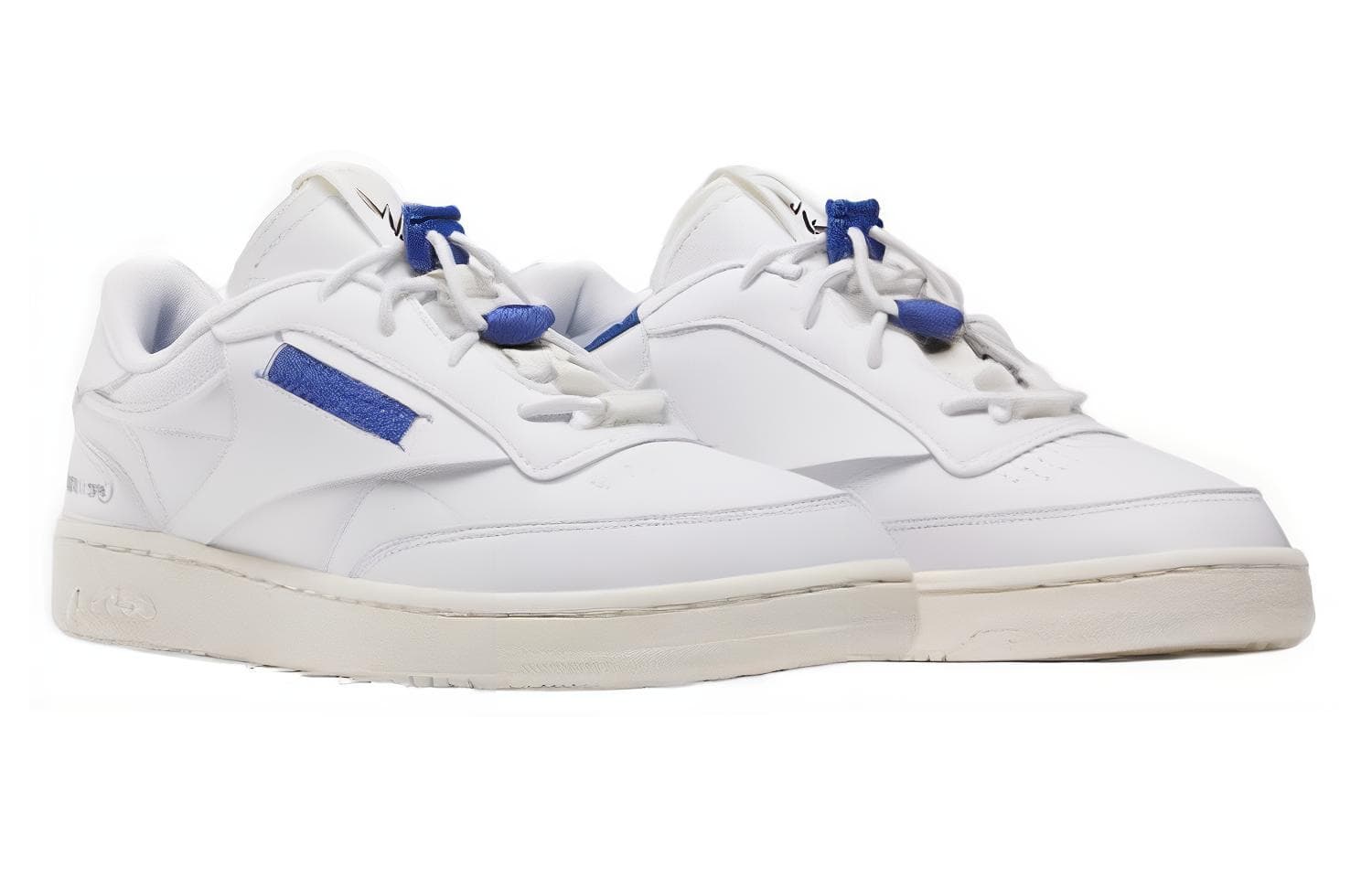 Кроссовки Milk x Reebok Club C 85 VEGAN White Blue - изображение 3