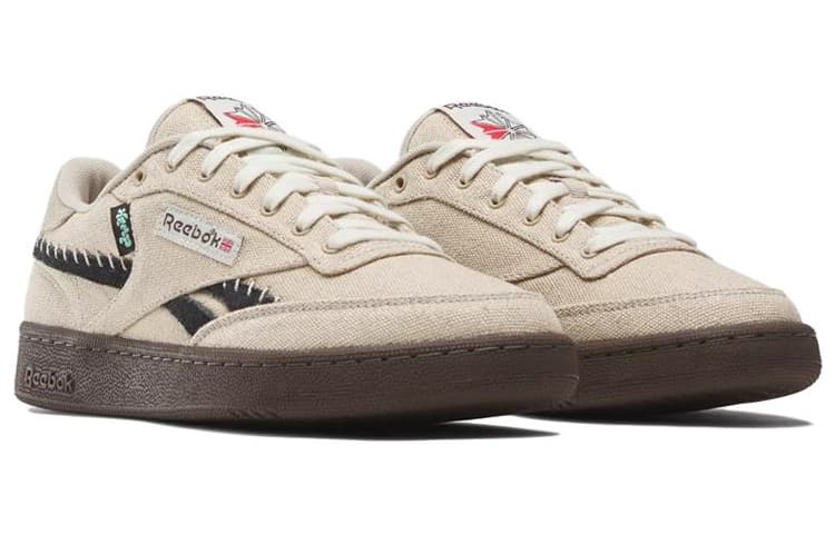 Кроссовки REEBOK Club C Revenge Low Скейтборд Обувь Мужская Коричневая - изображение 2