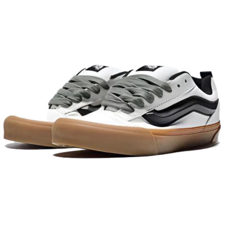 Кроссовки Vans Knu Skool Поддержка Low Топ Скейтборд Обувь Унисекс Белый - изображение 4