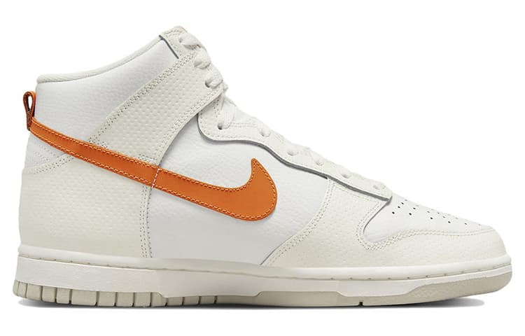 Кроссовки Nike Dunk High White Orange - изображение 2