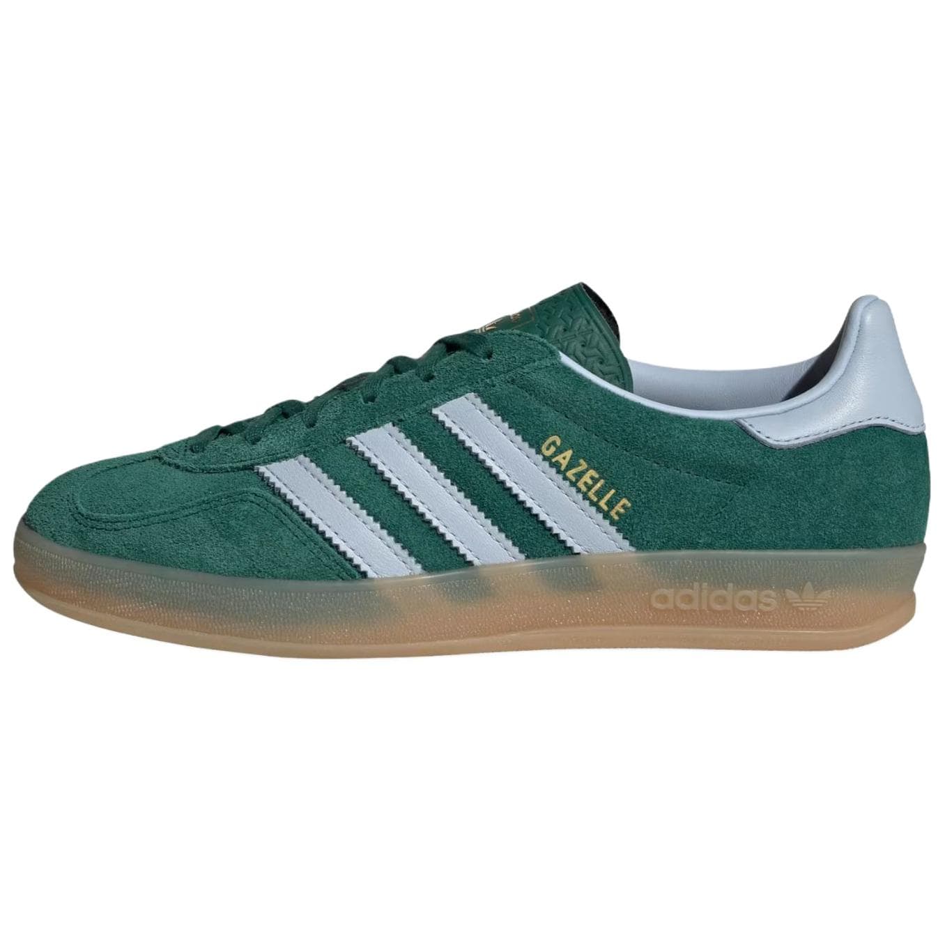 Кроссовки Adidas Originals GAZELLE INDOOR Кеды немецкой армии (GAT) Женские Зелёный - изображение 1