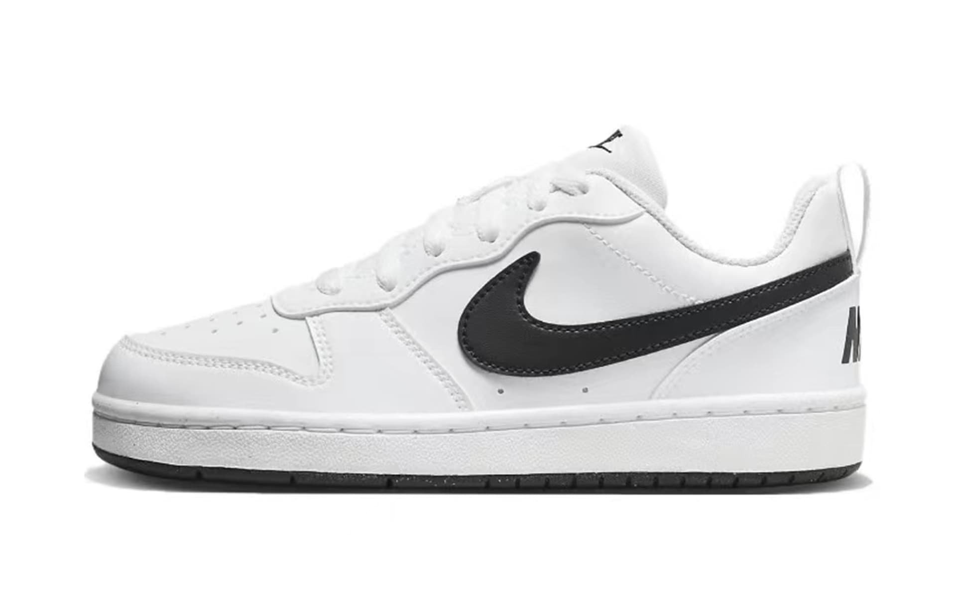 Кроссовки Nike Court Borough Low 2 GS Black White Pink - изображение 7