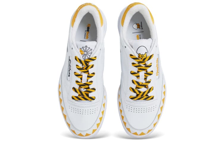 Кроссовки Reebok Club C 85 Gudetama Yellow White - изображение 5