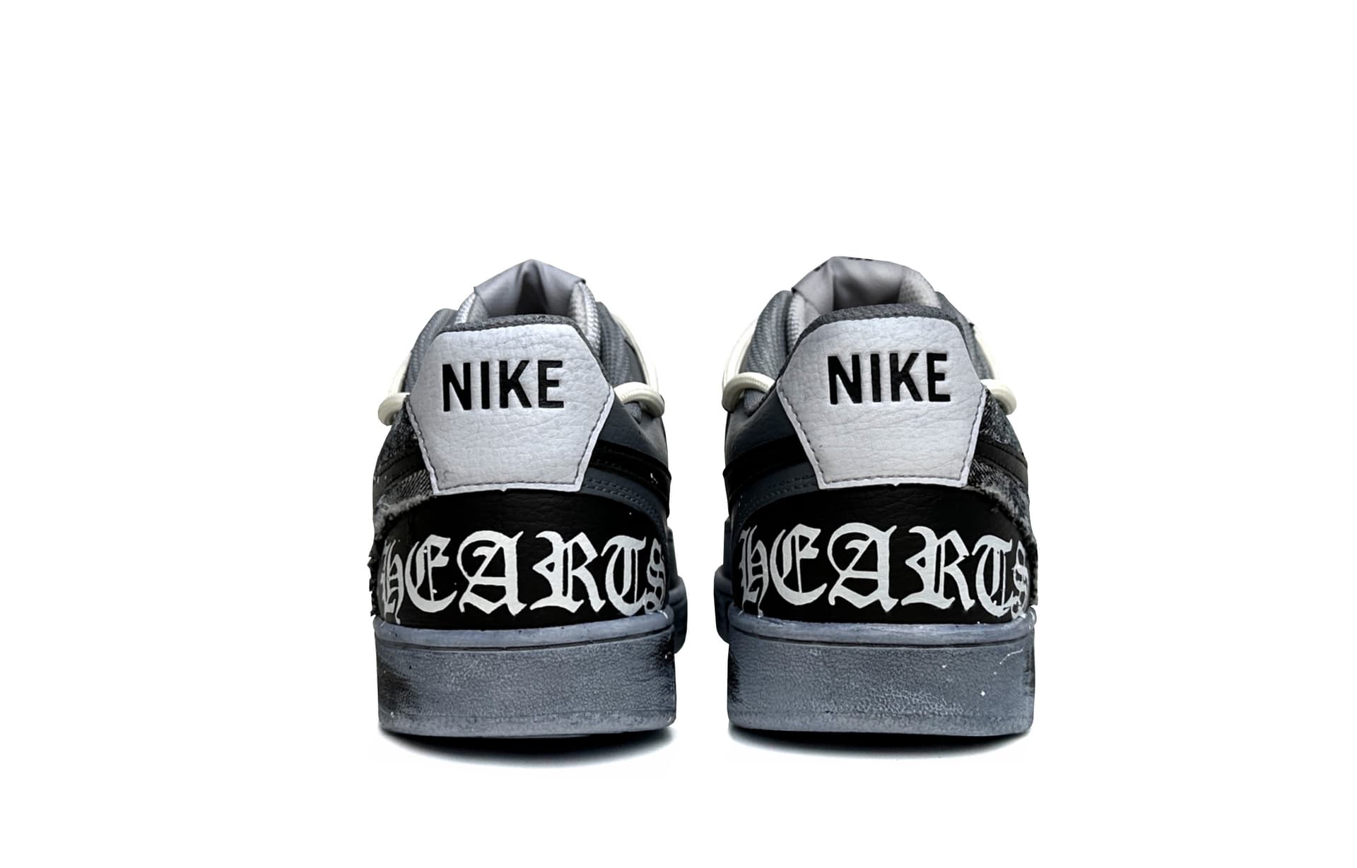 Кроссовки Nike Court Vision 1 Low Black Grey - изображение 4